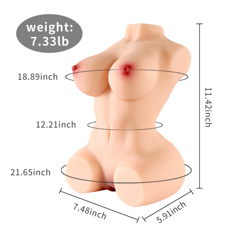 3 In 1 Sex Doll Realistic Masturbator Brings You Triple Pleasure - Suitable For Vaginal, Anal And Breast Sex