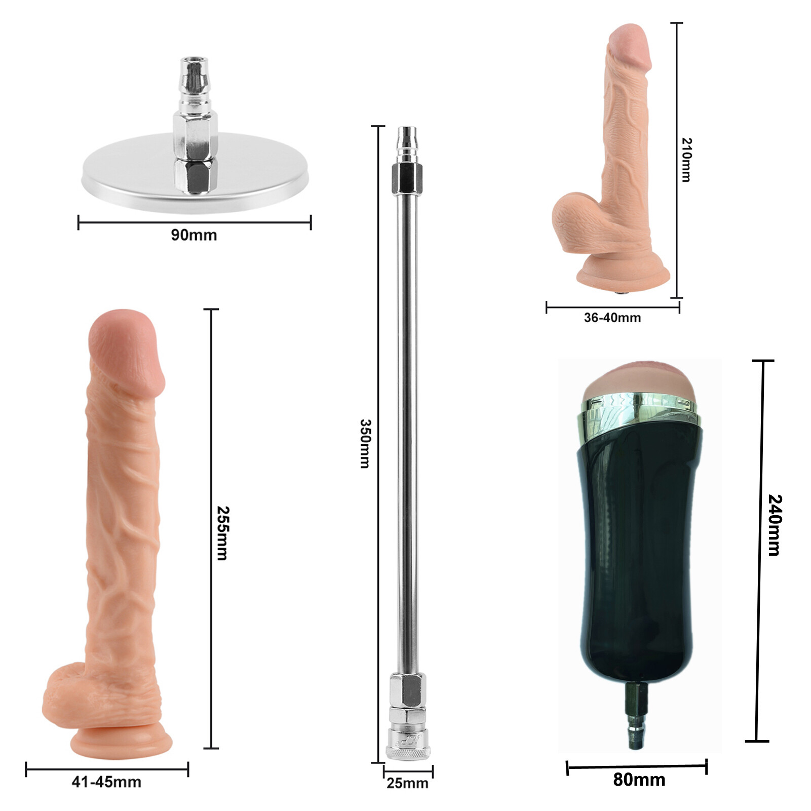 Premium Sex Machine, Adult Sex Toys With 5 Attachments With Quick Air Connector Automatic Thrusting Fucking Machines For Women And Men
