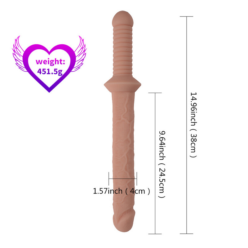 Realistic Huge Dildo Cock Flexible Penis With Handle Penis Female Masturbation Toy