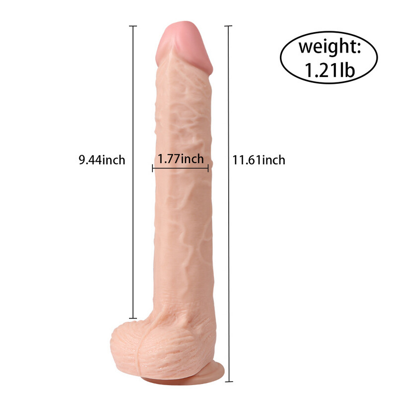 Realistic Multispeed Vibrator Penis Dildo Suction Cup Adult Sex Toy Female Women