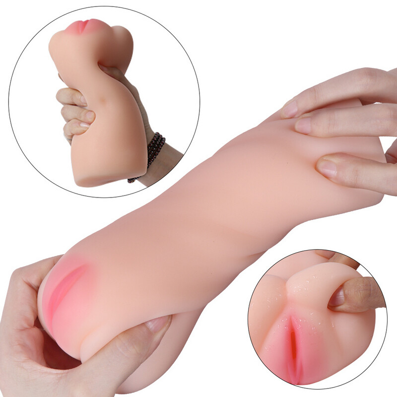 Soft Realistic Male Masturbators Vagina Pocket Pussy Masturbation Cup Men Sex Toy
