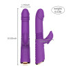 Hands Free 10.8" Realistic Dildo Up-down Automatic Retractable Vibrating Usb Charging